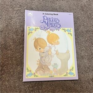 Precious Moments Coloring Book #1633-14 Vintage 1990 Golden Book UNUSED